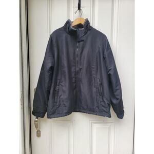 Cabelas Mens Black Jacket XL Zipper Pockets